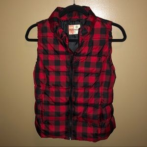 Ruff Hewn checkered vest, size small